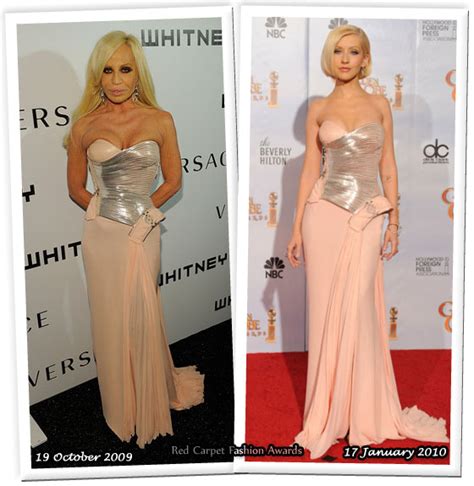 christina aguilera donatella versace